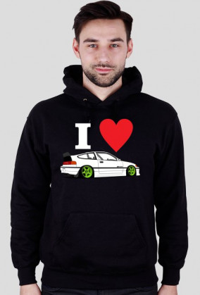 BLUZA KAPTUR I LOVE CRX