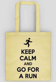 Torba biegowa. Ceep Calm. (jasna)