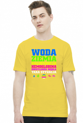 Woda Ziemia Halucynacja Dwutlenek Węgla Taka Sytuacja v2 (by Szymy.pl) - ciemna męska