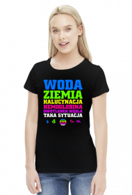 Woda Ziemia Halucynacja Dwutlenek Węgla Taka Sytuacja v2 (by Szymy.pl) - ciemna damska