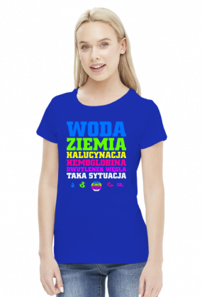 Woda Ziemia Halucynacja Dwutlenek Węgla Taka Sytuacja v2 (by Szymy.pl) - ciemna damska