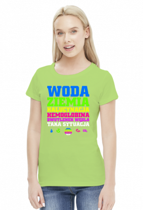 Woda Ziemia Halucynacja Dwutlenek Węgla Taka Sytuacja v2 (by Szymy.pl) - ciemna damska