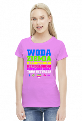 Woda Ziemia Halucynacja Dwutlenek Węgla Taka Sytuacja v2 (by Szymy.pl) - ciemna damska
