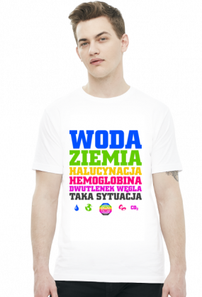 Woda Ziemia Halucynacja Dwutlenek Węgla Taka Sytuacja v2 (by Szymy.pl) - jasna męska