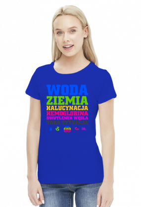 Woda Ziemia Halucynacja Dwutlenek Węgla Taka Sytuacja v2 (by Szymy.pl) - jasna damska