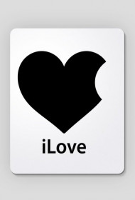 iLove - podkładka pod myszkę