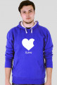iLove - bluza męska z kapturem 2