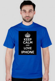 koszulka " keep calm and love iphone "