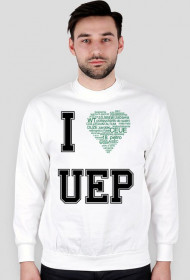 I love UEP bluza biała