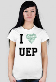 I love UEP damska biała