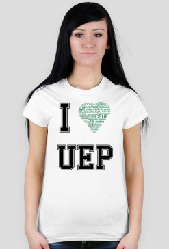 I love UEP damska biała