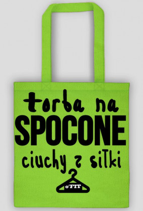 Torba na spocone ciuchy.