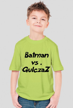 Koszulka dziecięca Batman vs. GulczaZ