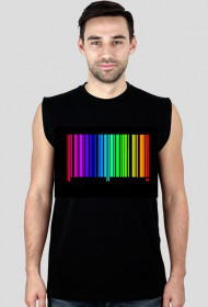 koszulka z kodem kreskowym '' rainbow ''