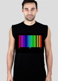 koszulka z kodem kreskowym '' rainbow ''