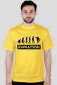 Koszulka męska - EVOLUTION (różne kolory!)