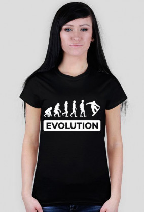 Koszulka damska - EVOLUTION (różne kolory!)