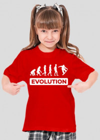 Koszulka dla dziewczynki - EVOLUTION (różne kolory!)