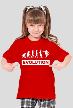 Koszulka dla dziewczynki - EVOLUTION (różne kolory!)