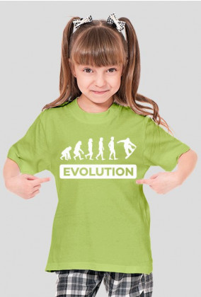 Koszulka dla dziewczynki - EVOLUTION (różne kolory!)