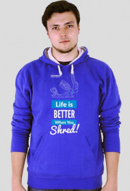 Bluza męska MP3 - LIFE IS BETTER WHEN YOU SHRED