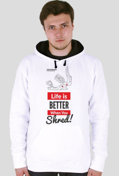 Bluza męska MP3 - LIFE IS BETTER WHEN YOU SHRED