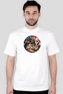 T-shirt męski Jackass (biały)