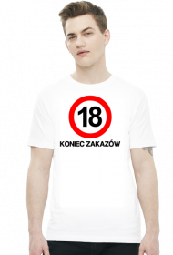 Prezent na osiemnastkę - koszulka Koniec zakazów