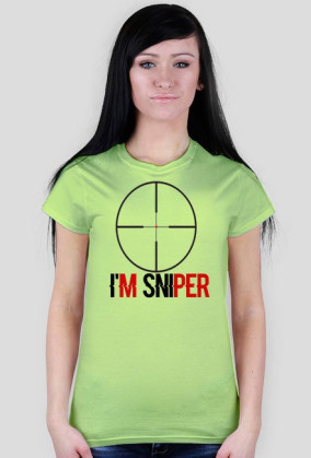 I'M SNIPER-Damska Wielokolorowa