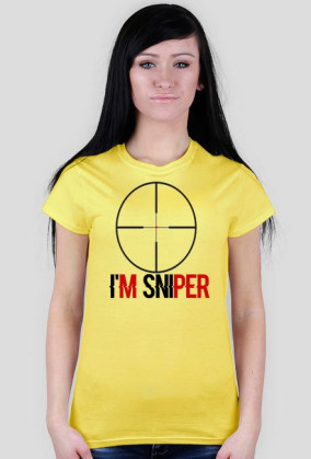 I'M SNIPER-Damska Wielokolorowa