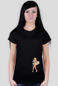 Pinup girl czarna