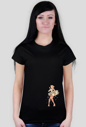 Pinup girl czarna