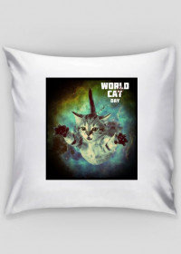 World Cat Day Normal Poduszka