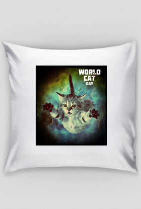 World Cat Day Normal Poduszka