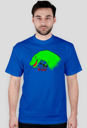 ukulele T-rex blue
