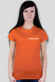 t-shirt: kocham balet orange
