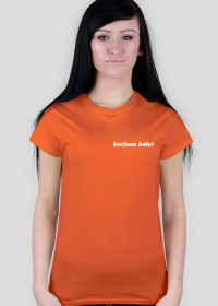 t-shirt: kocham balet orange
