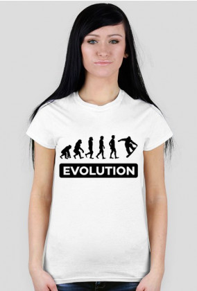 Koszulka damska - EVOLUTION (różne kolory!)