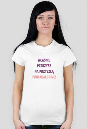 t-shirt: primabalerina white