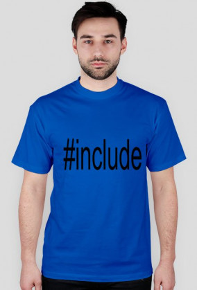 T-shirt koszulka #include c++