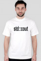 Koszulka T-shirt std::cout c++