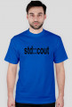 Koszulka T-shirt std::cout c++