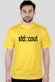 Koszulka T-shirt std::cout c++