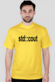 Koszulka T-shirt std::cout c++