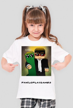 Koszulka Minecraft Dziewczęca