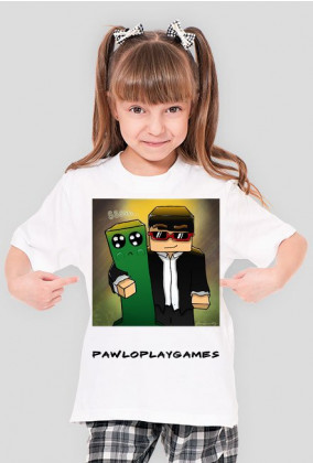 Koszulka Minecraft Dziewczęca