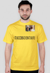 Koszulka dla Mężczyzn-Zółta Kevin sam w domu
