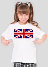 Koszulka flaga Wielkiej Brytanii dziecięca