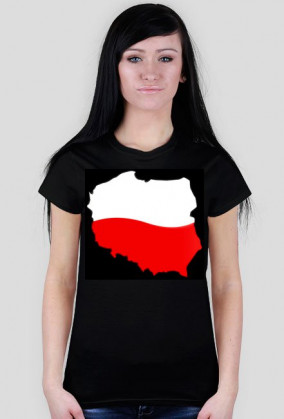 Polska kontur - koszulka damska