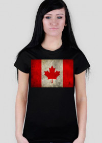 Flaga Kanady - koszulka damska
